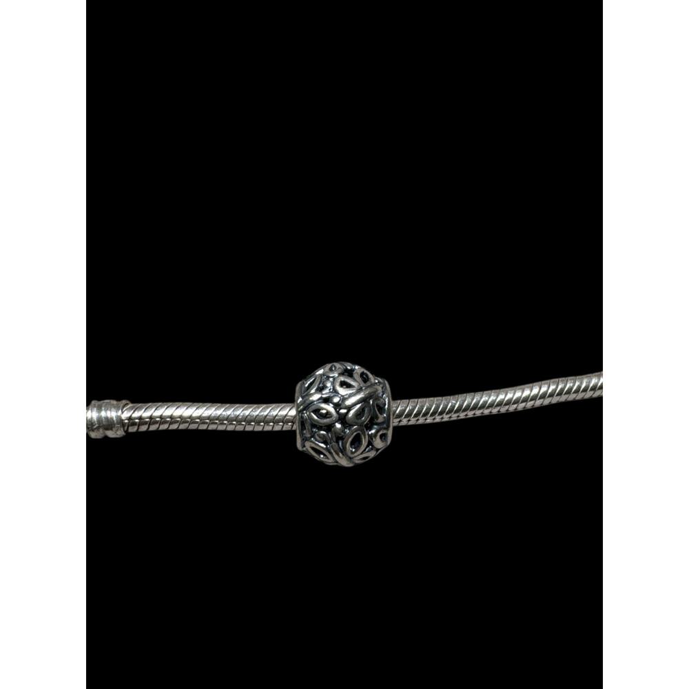 Authentic Pandora wildflower‎ sterling 925 silver bead charm